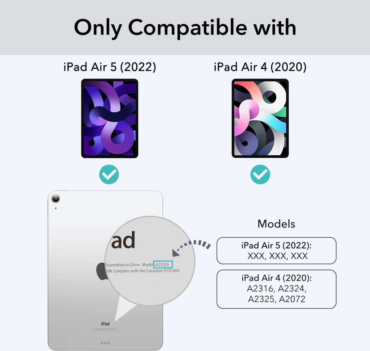 Esr Apple iPad Air 10.9" (2020–2022 | 4. & 5. Nesil | A14 Bionic / M1) Uyumlu Rebound Slim Kılıf