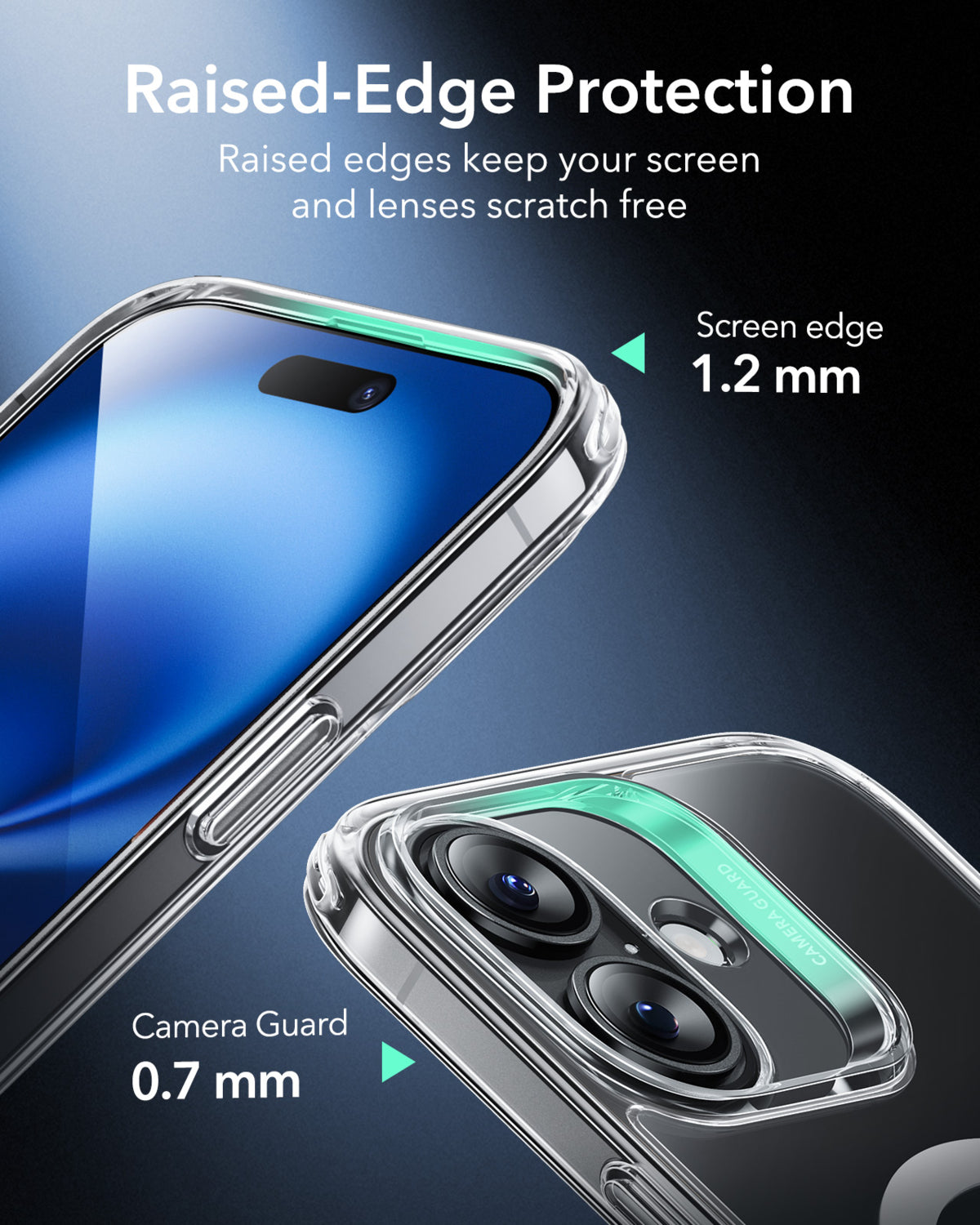Esr Iphone 16 Plus Halolock Magsafe Classic Hybrid Silikon Kılıf Şeffaf - Kamera Kontrol Buton