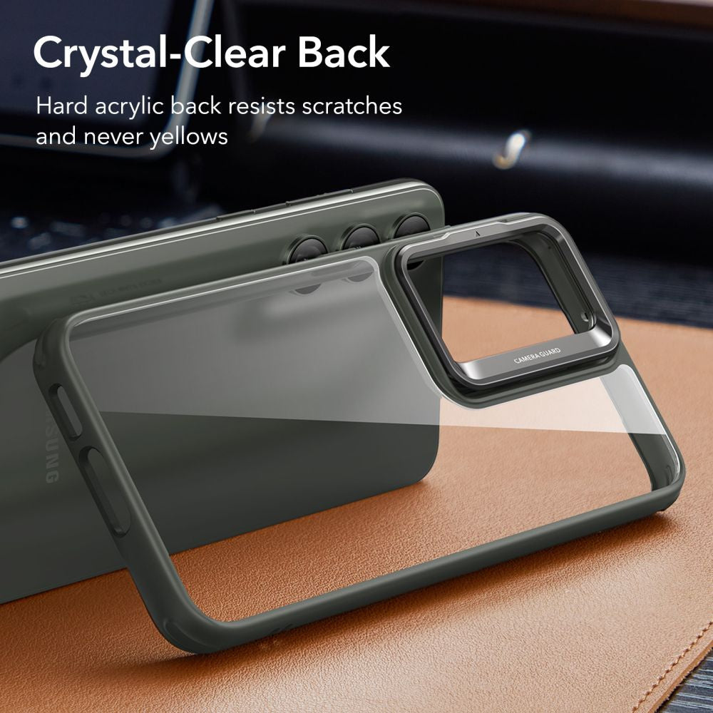 ESR Samsung S23 Plus Kılıf Kickstand Silikon - Şeffaf Yeşil