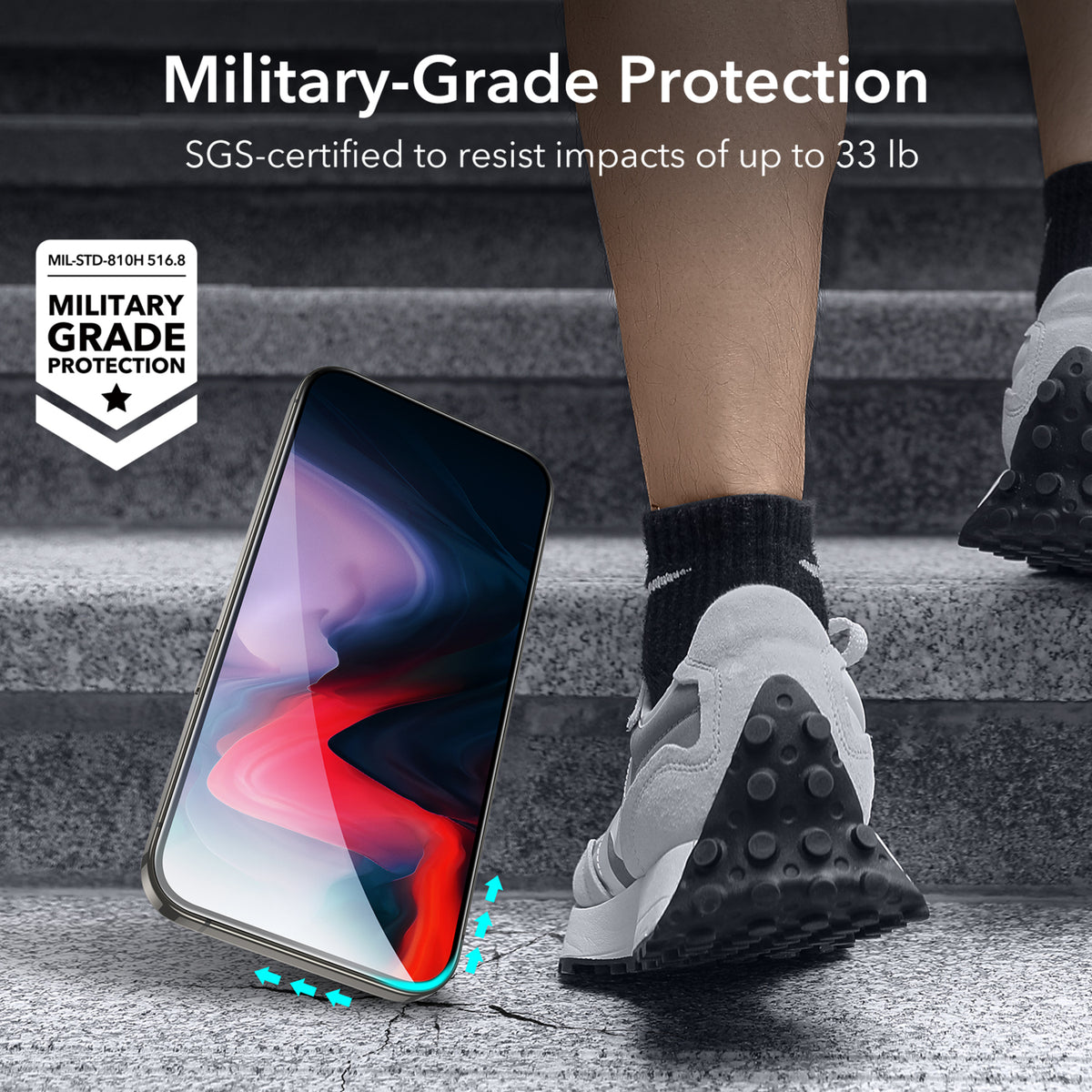Esr Iphone 15 Pro Max Anti-Static Temperli Full Cam Ekran Koruyucu 2 Adet