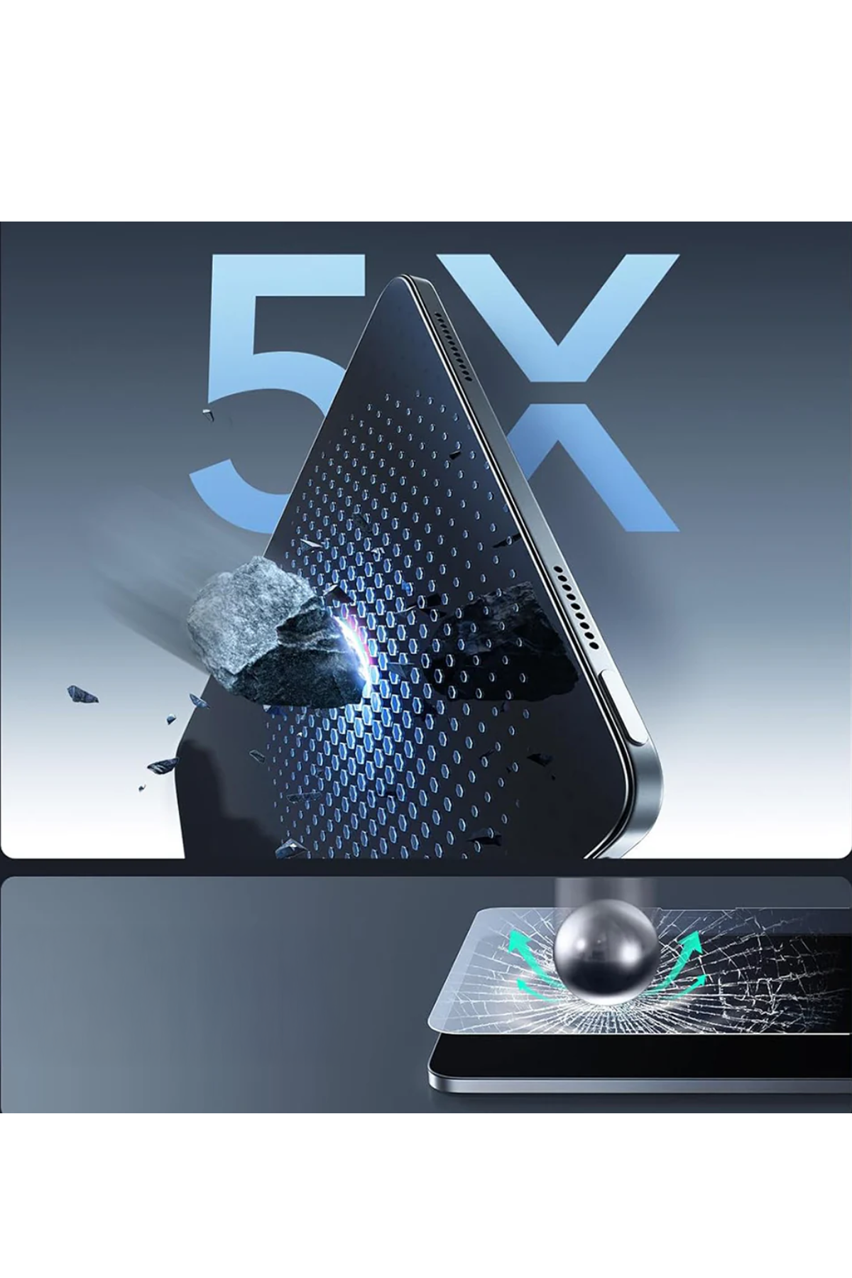 ESR Apple iPad 2025 10.9 (10.nesil) Armorite Paper-Feel Manyetik 2'li Tablet Ekran Koruyucu - Şeffaf