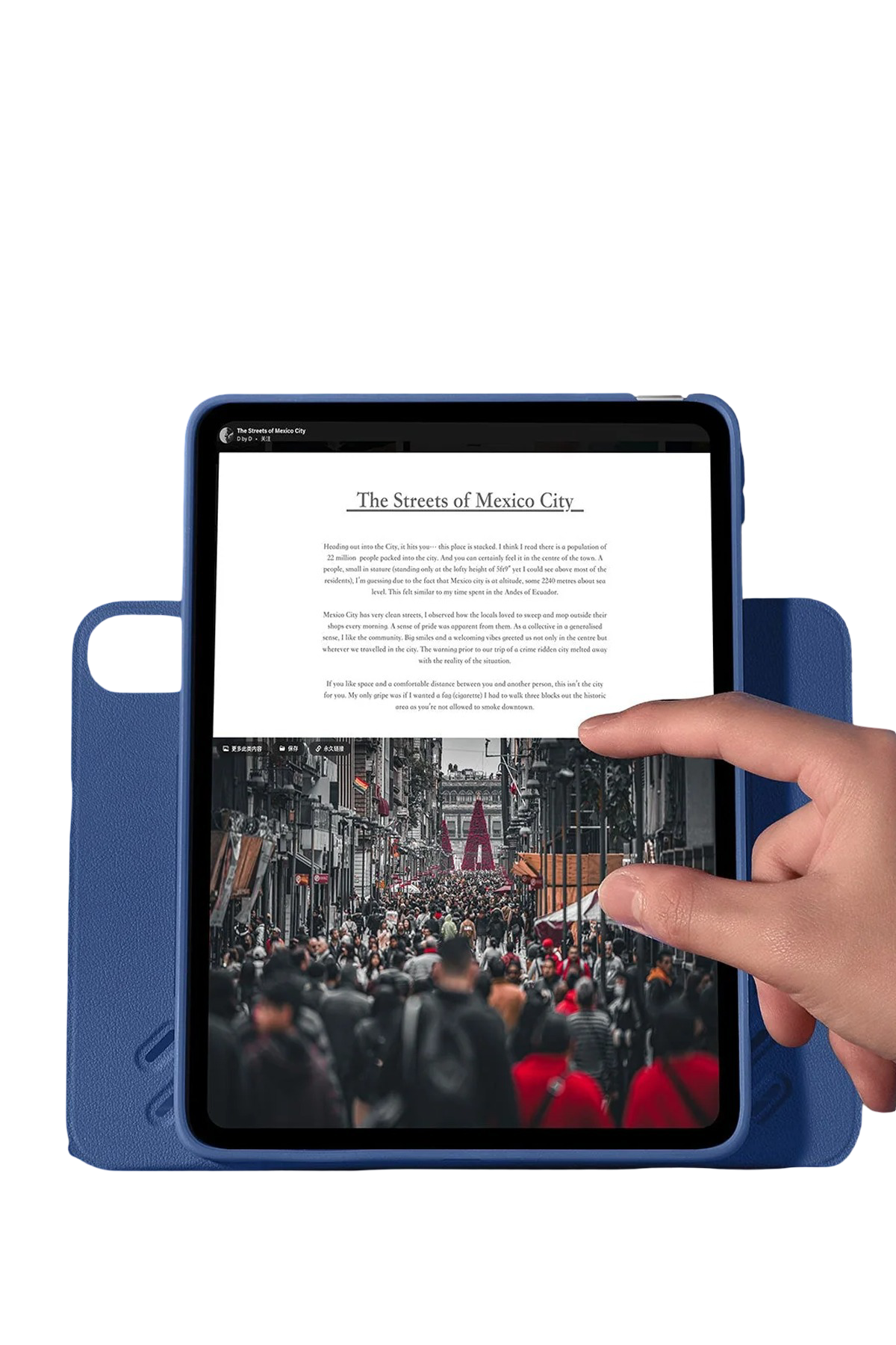 ESR Apple iPad 2025 10.9 (10.nesil) Shift Manyetik Tablet Kılıfı - Lacivert
