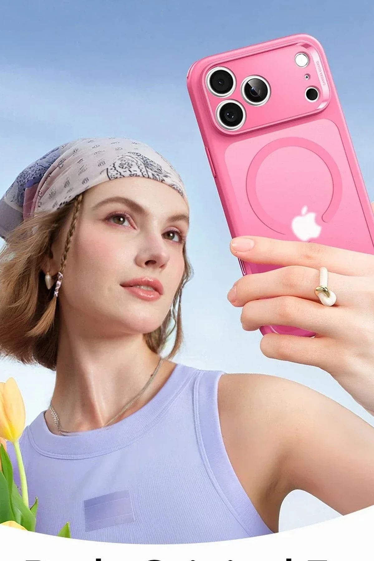 ESR Apple iPhone 17 Pro Classic Hybrid Magsafe Kapak - Frosted Pink