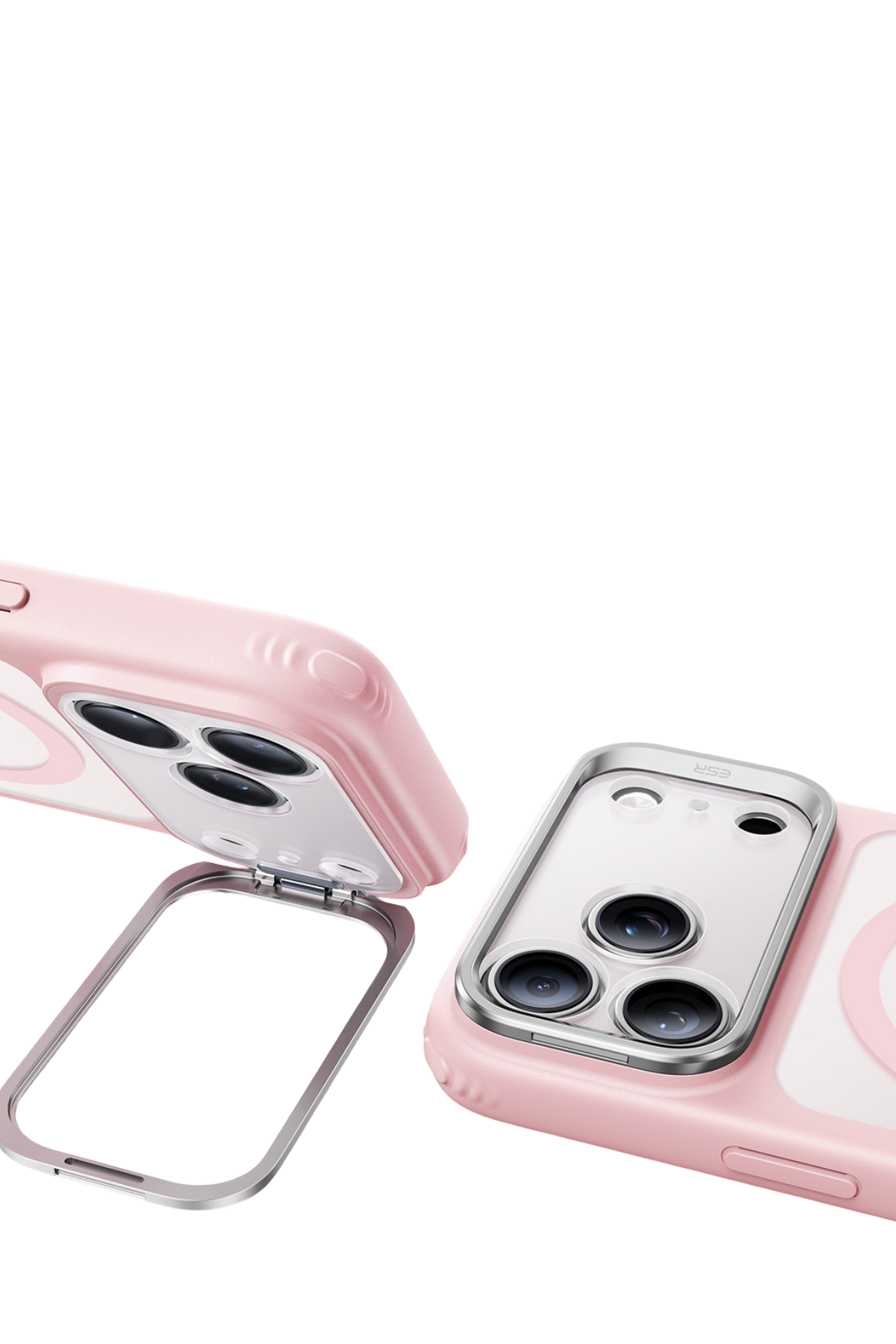ESR Apple iPhone 18 Pro Max/17 Pro Max Classic Hybrid Magsafe Standlı Kapak - Pembe