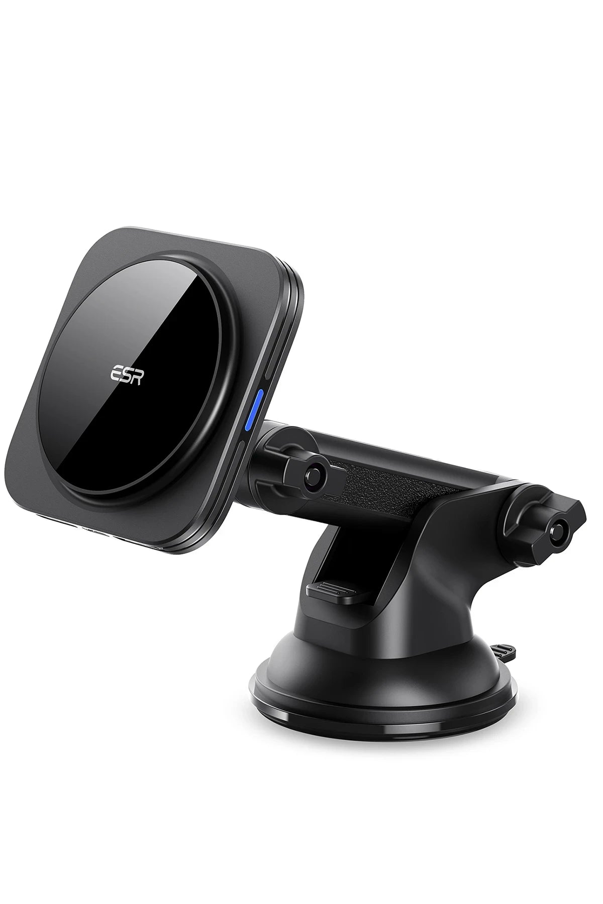 ESR Qi2 HaloLock Vantuz Özellikli 15W Magsafe Şarj 360 Dönen Destekli Araç Tutucu - Siyah