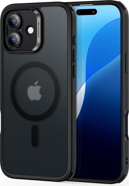 ESR iPhone 16 Kılıf Halolock Magsafe Classic Hybrid Silikon - Buzlu Siyah
