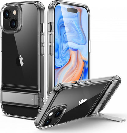 ESR Apple iPhone 15 Standlı Şeffaf Kılıf Air Slim Silikon