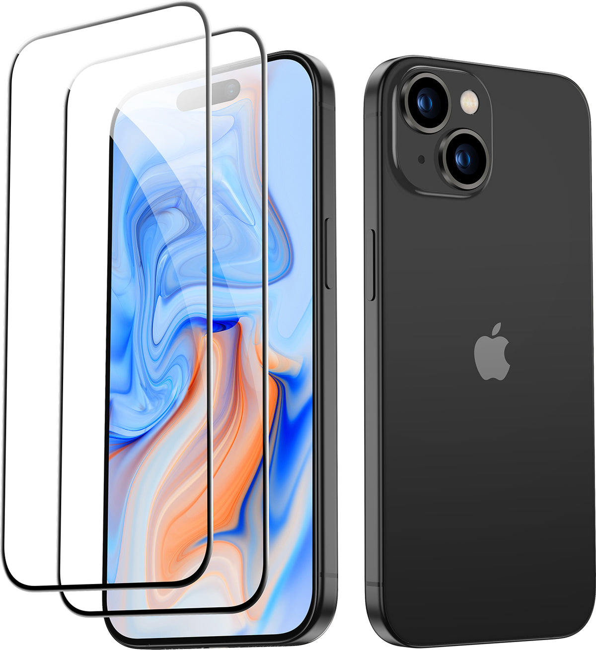 Esr Iphone 15 Anti-Static Temperli Full Cam Ekran Koruyucu 2 Adet