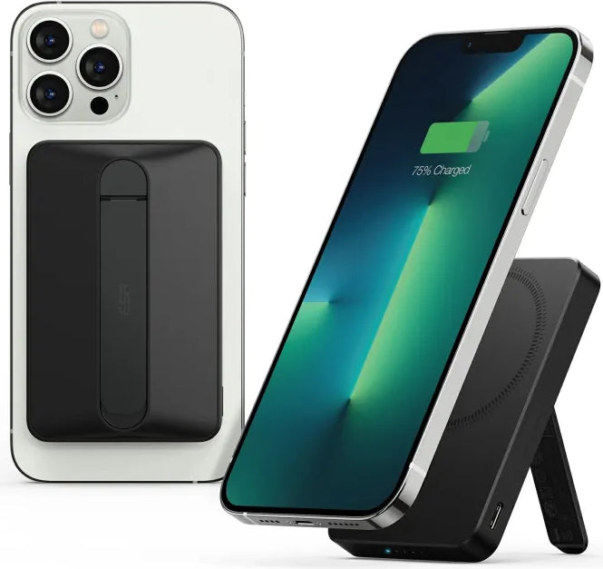 Esr Magsafe Powerbank 6000 Mah Halolock Mini Kickstand Taşınabilir Şarj Cihazı - Siyah