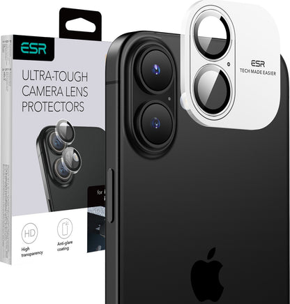 Esr iPhone 16 /16 Plus / 17 Kamera Lens Koruyucu Şeffaf