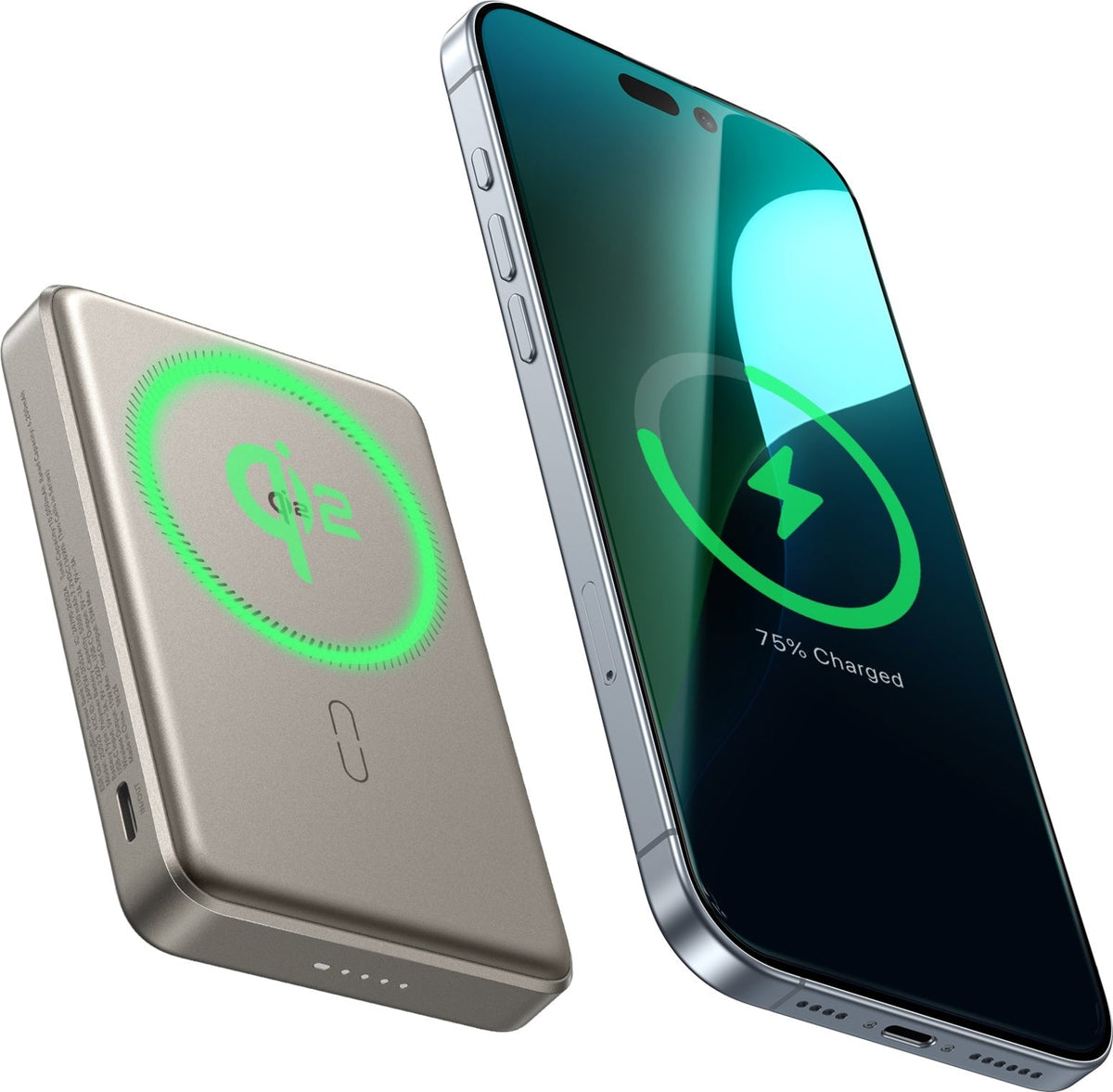 Esr 10000 Mah Taşınabilir Şarj Cihazı Qi2 Magsafe Powerbank - Titanium