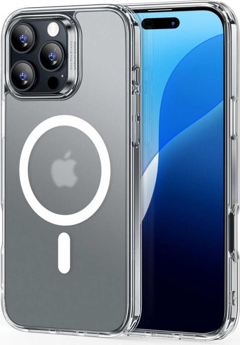 ESR iPhone 16 Pro Kılıf Halolock MagSafe Classic Hybrid Silikon – Buzlu Şeffaf