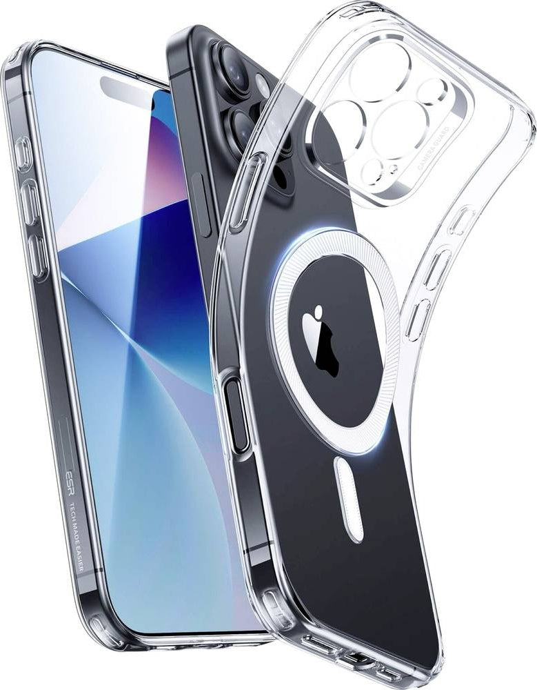 ESR Apple iPhone 16 Pro Kılıf Zero Halolock MagSafe Silikon - Buzlu Şeffaf
