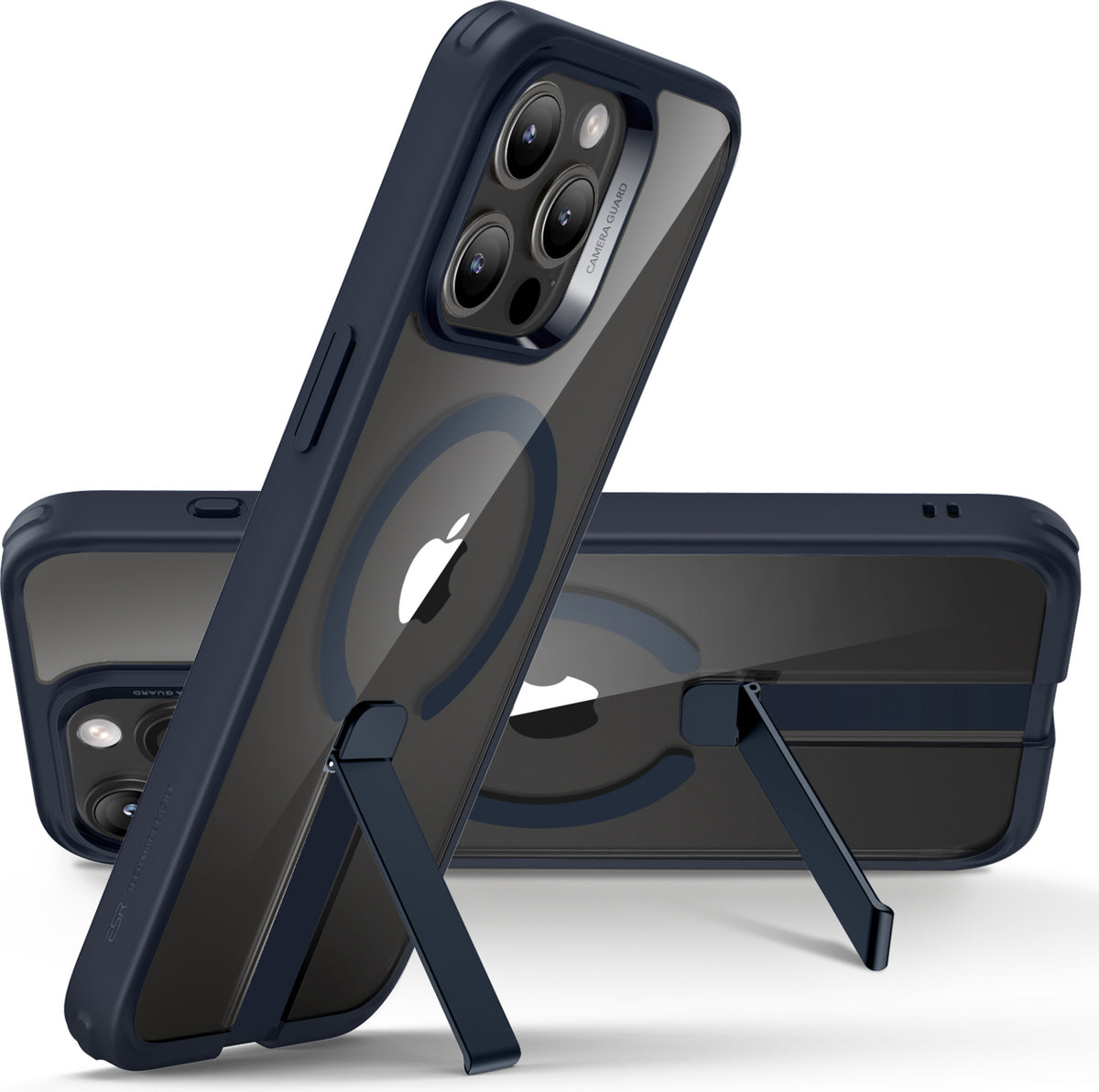 Esr Iphone 15 Pro Max Halolock Magsafe Boost Flick Standlı Kılıf Dark Blue