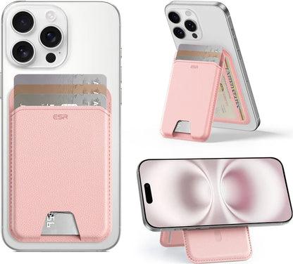 Esr Halolock Magsafe Aura Wallet Standlı Cüzdan Pembe