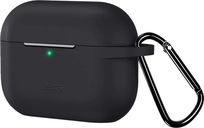 ESR AirPods Pro 2 kılıfı Bounce, siyah renkli Bluetooth kulaklık aksesuarı, koruyucu ve şık tasarım.