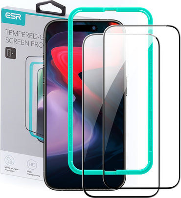 Esr Iphone 15 Pro Anti-Static Temperli Full Cam Ekran Koruyucu 2 Adet