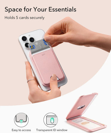 Esr Halolock Magsafe Aura Wallet Standlı Cüzdan Pembe