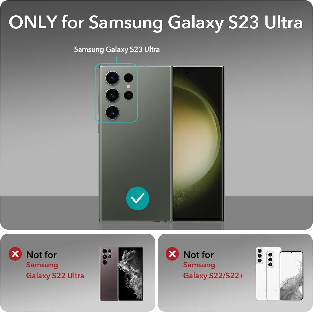 ESR Samsung S23 Ultra Kamera Lens Koruyucu Şeffaf