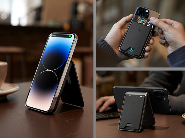 ESR Magsafe Wallet Özellikli Standlı Powerbank Siyah