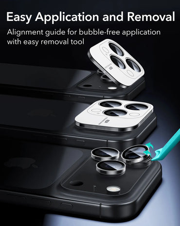 Esr iPhone 15 Pro/15 Pro Max Kamera Lens Koruyucu Şeffaf