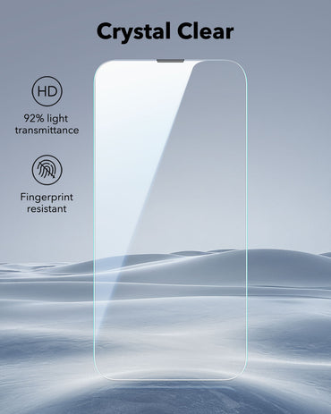 Esr iPhone 17E/16E/14/13 Pro/13 Anti-Static Temperli Full Cam Ekran Koruyucu Kolay Kurulum Kiti - 2 Adet