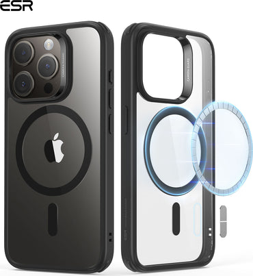 Esr Iphone 15 Pro Halolock Mag Safe Hybrid Silikon Kılıf Şeffaf Siyah
