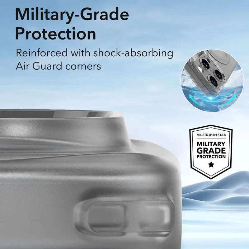 ESR Apple iPhone 16 Pro Kılıf Zero Halolock MagSafe Silikon - Buzlu Gri