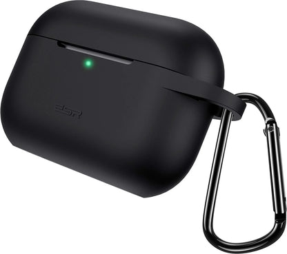 ESR Airpods Pro 2 kılıfı, siyah bounce tasarımıyla Bluetooth kulaklık aksesuarı, dayanıklı ve şık koruma sağlar.