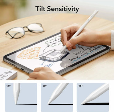 Esr Apple iPad Uyumlu Avuç Içi Reddetmeli Dokunmatik Kalem Beyaz