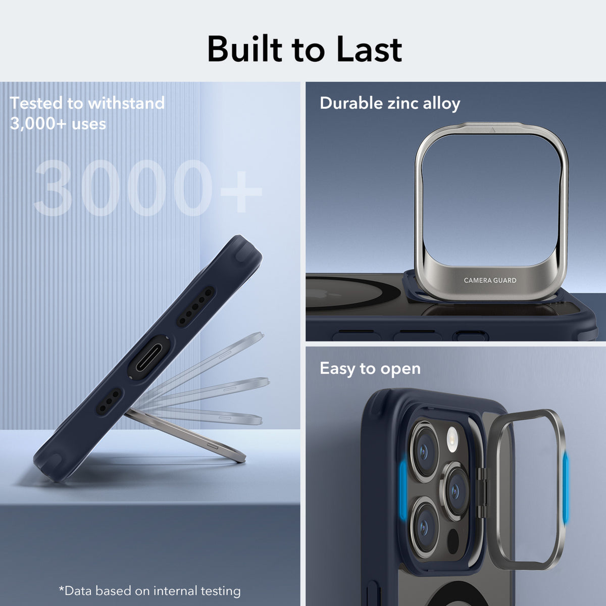 Esr Iphone 15 Pro Halolock Magsafe Classic Hybrid Silikon Kılıf Standlı