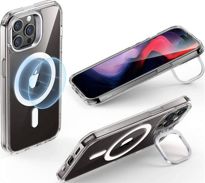 ESR Apple iPhone 15 Pro Max Kılıf Classic Kickstand Hibrit HaloLock MagSafe - Şeffaf