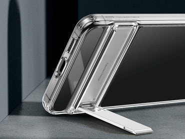 ESR Samsung S23 Ultra Kılıf Standlı Kickstand Silikon - Şeffaf