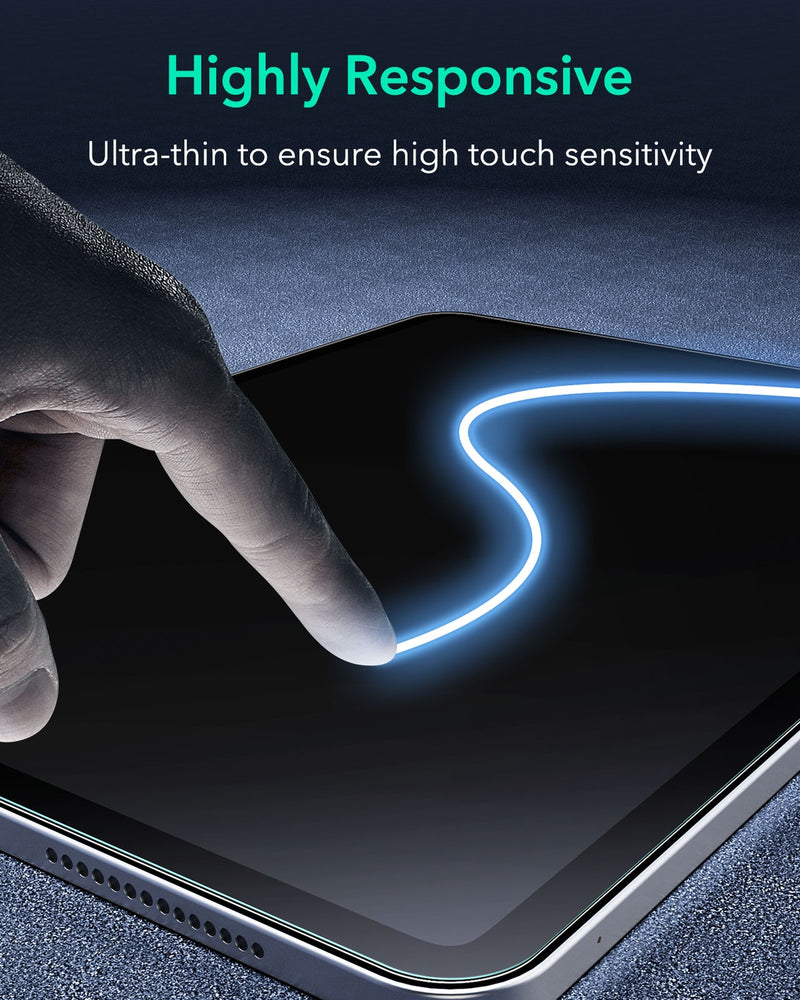 ESR iPad Pro 13 M4-M5 (2024) Armorite 2 adet tablet ekran koruyucu, şeffaf ve dayanıklı ekran koruma seti