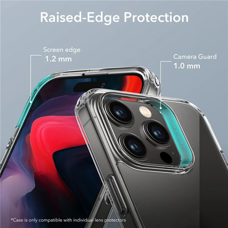 ESR iPhone 15 Pro Standlı Şeffaf Kılıf