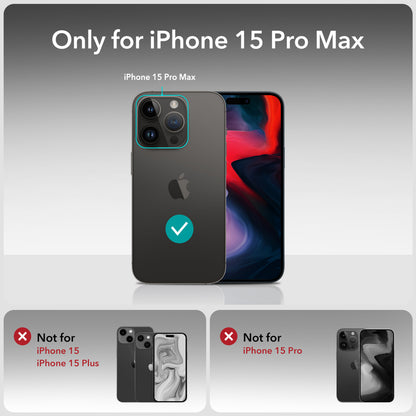 Esr Iphone 15 Pro Max Anti-Static Temperli Full Cam Ekran Koruyucu 2 Adet