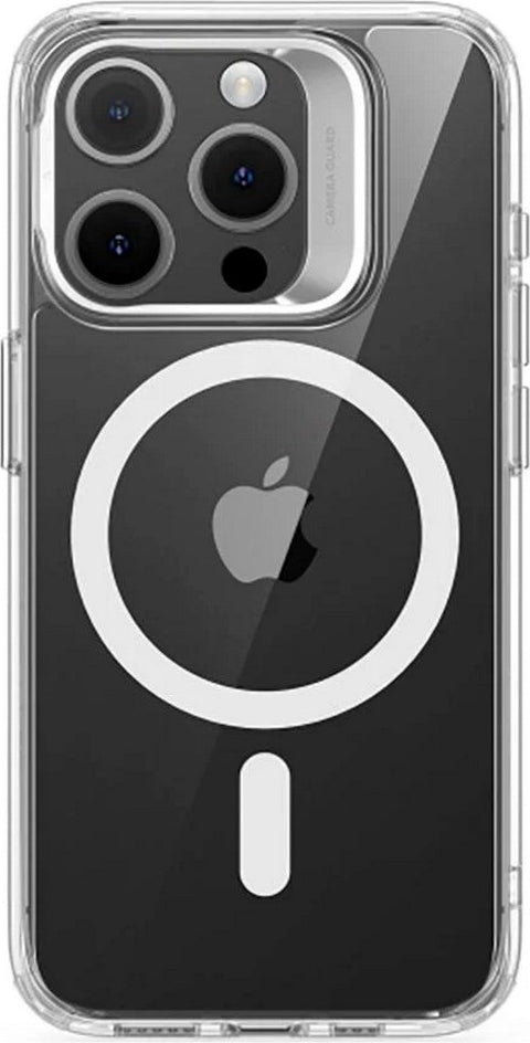 ESR Apple iPhone 15 Pro Kılıf Halolock Magsafe Classic Kickstand Hybrid - Şeffaf
