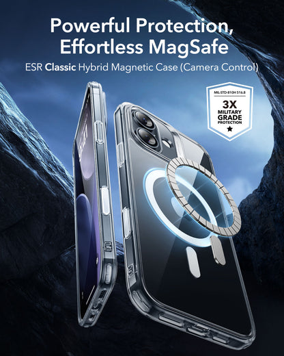 Esr iPhone 17 Classic Hybrid Magsafe Kılıf -Kamera Kontrol Buton