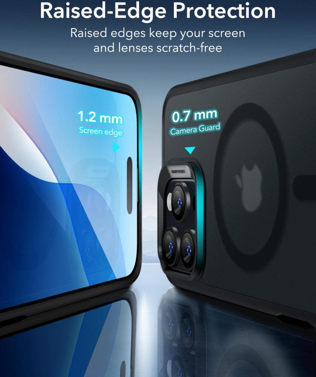 ESR iPhone 16 Pro Kılıf Halolock Magsafe Classic Hybrid Silikon - Buzlu Siyah