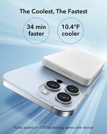 Esr Halolock Qi2 10.000 Mah Magsafe Digital Powerbank Beyaz