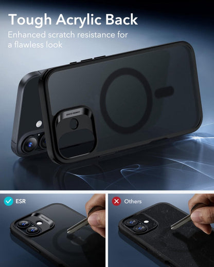 ESR iPhone 16 Kılıf Halolock Magsafe Classic Hybrid Silikon - Buzlu Siyah