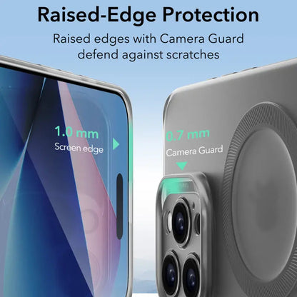 ESR Apple iPhone 16 Pro Kılıf Zero Halolock MagSafe Silikon - Buzlu Gri