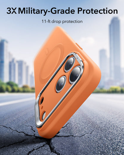 Esr iPhone 17 Pro - 18 Pro Cloud Soft Kılıf + Kamera Lens Koruyucu Seti - Turuncu