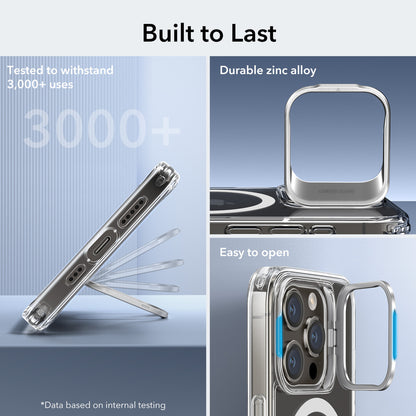 Iphone 15 Pro Halolock Magsafe Classic Hybrid Silikon Kılıf Şeffaf Standlı