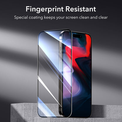 Esr Iphone 15 Pro Anti-Static Temperli Full Cam Ekran Koruyucu 2 Adet