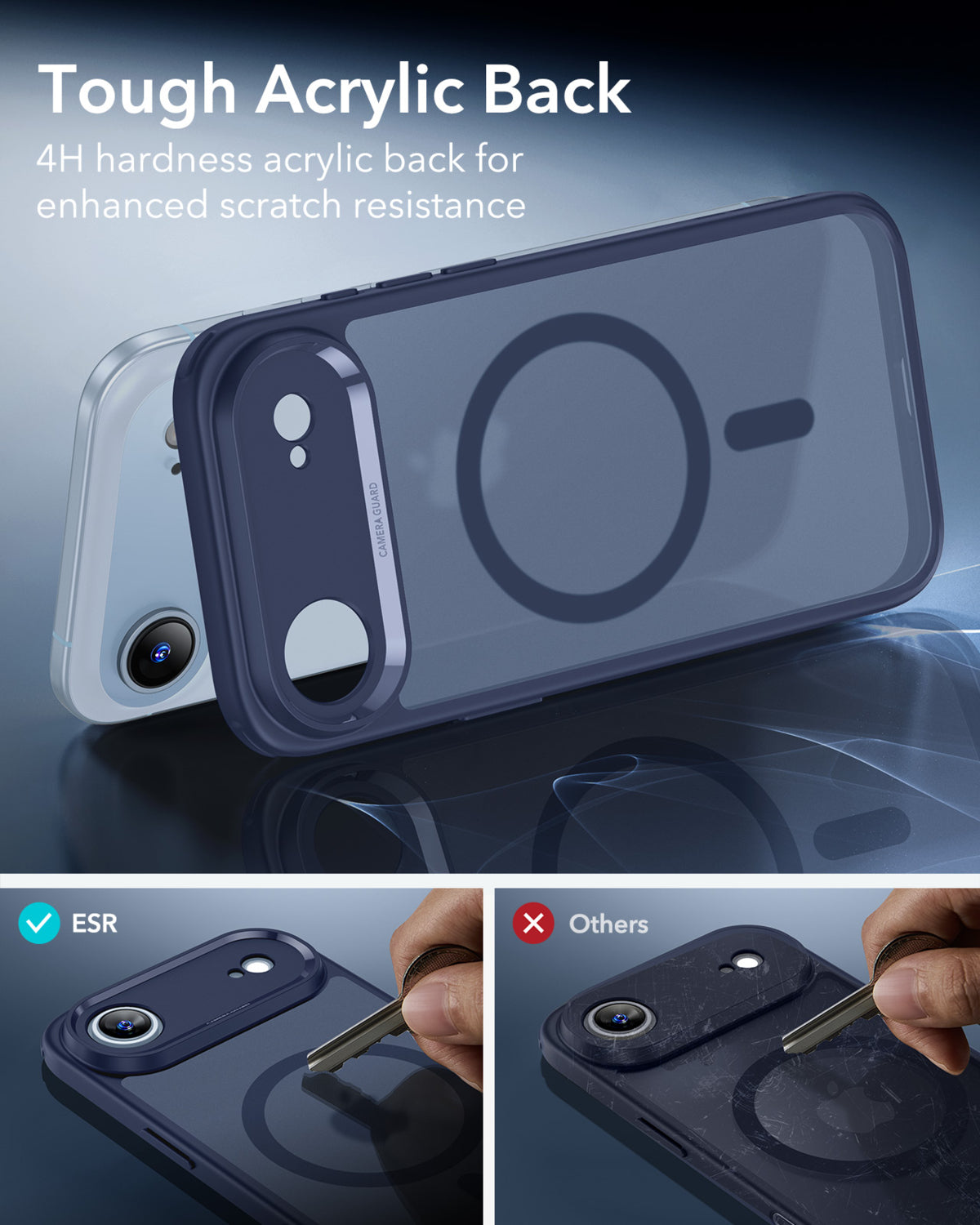 Esr iPhone 17 Air Classic Hybrid Magsafe Kılıf - Kamera Kontrol Buton
