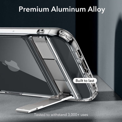 Esr iPhone 15 Kılıf Kickstand Silikon - Şeffaf + Kamera Lens Koruyucu Set