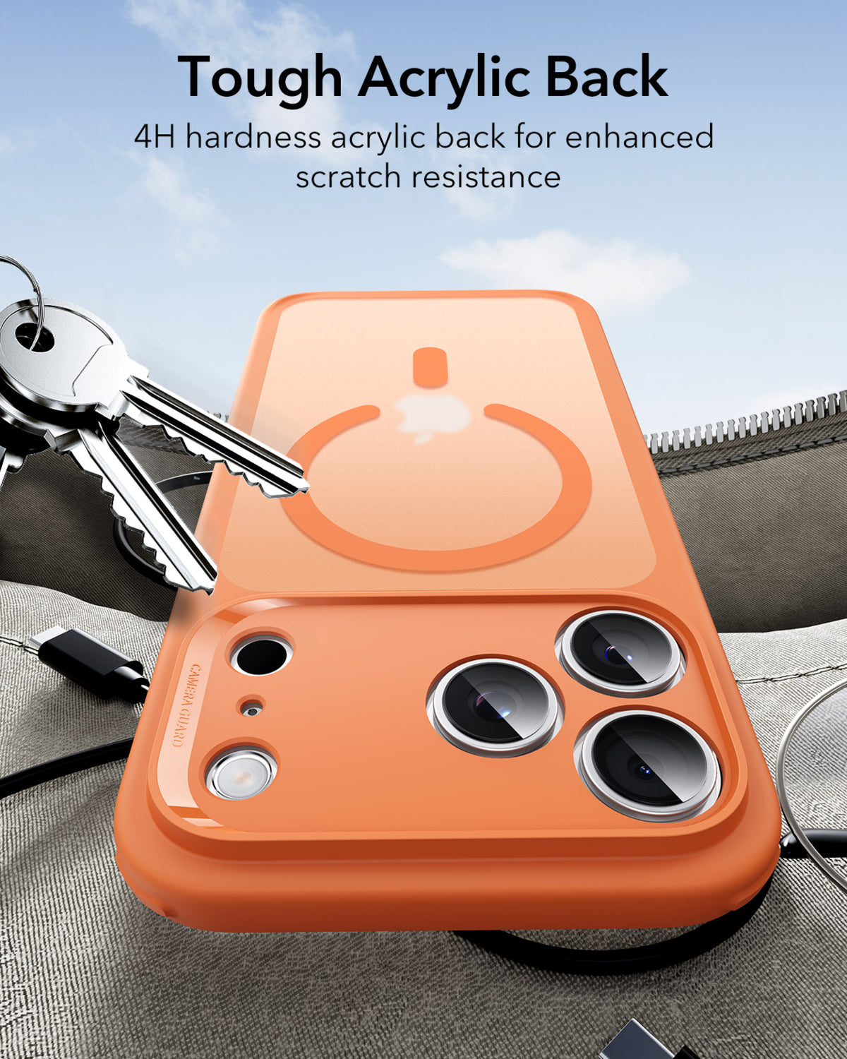 Esr iPhone 17 - 18 Pro Max Classic Hybrid Magsafe Kılıf - Kamera Kontrol Buton