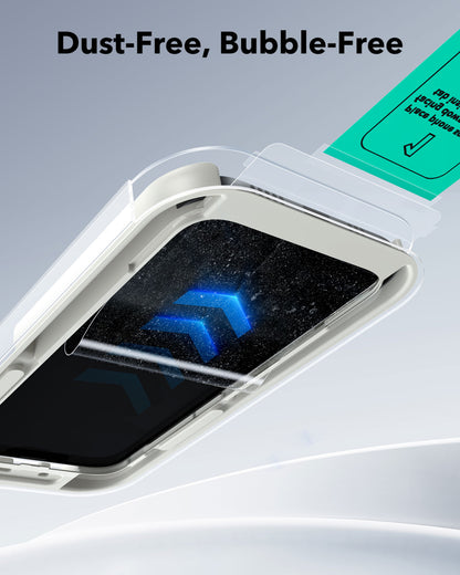 Esr iPhone 17E/16E/14/13 Pro/13 Anti-Static Temperli Full Cam Ekran Koruyucu Kolay Kurulum Kiti - 2 Adet