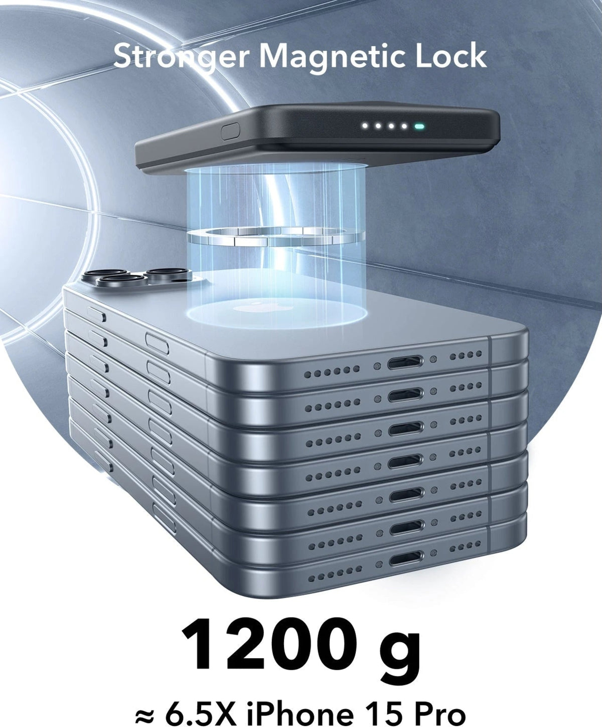 Esr 10000 Mah Taşınabilir Şarj Cihazı Qi2 Magsafe Powerbank - Titanium